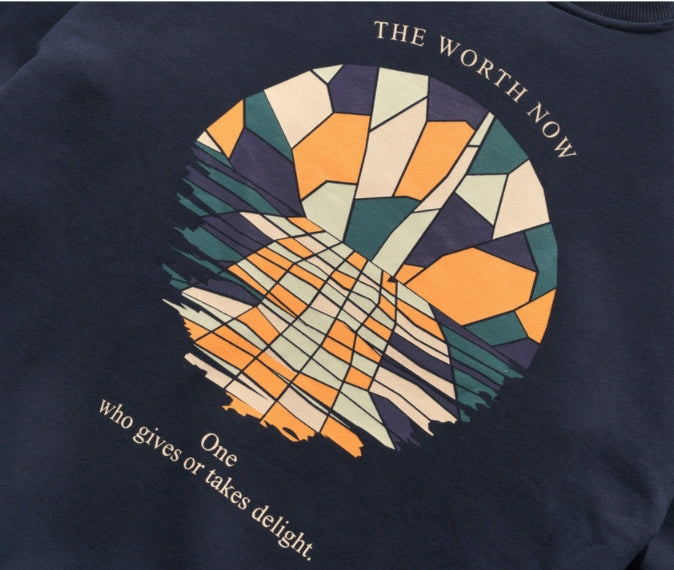 ティーダブリューエヌ(TWN)  DUSK SWEAT SHIRT NAVY LMMT3299