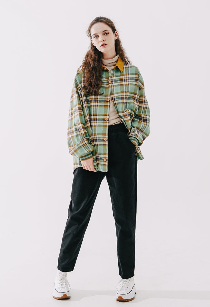 ダブルユーブイプロジェクト(WV PROJECT)  Plain Cotton Banding Pants Black CJLP7432