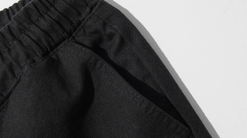 ダブルユーブイプロジェクト(WV PROJECT)  Plain Cotton Banding Pants Black CJLP7432