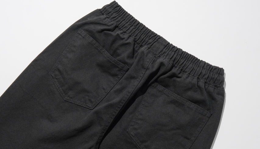 ダブルユーブイプロジェクト(WV PROJECT)  Plain Cotton Banding Pants Black CJLP7432