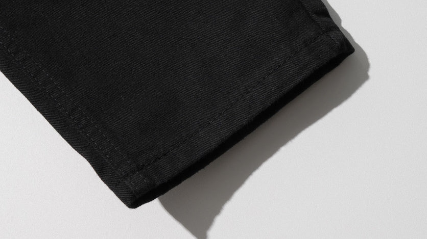 ダブルユーブイプロジェクト(WV PROJECT)  Plain Cotton Banding Pants Black CJLP7432