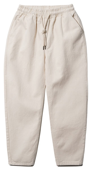 ダブルユーブイプロジェクト(WV PROJECT)  Plain Cotton Banding Pants Cream CJLP7432