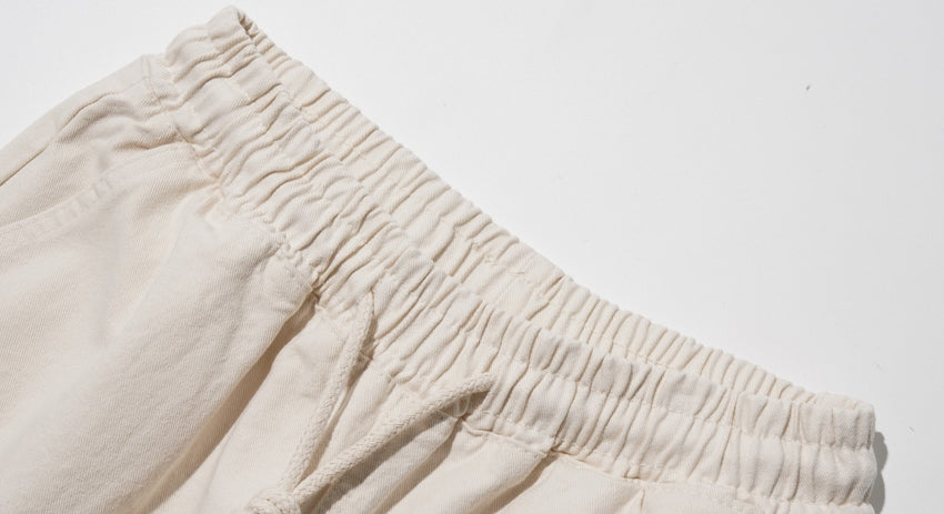 ダブルユーブイプロジェクト(WV PROJECT)  Plain Cotton Banding Pants Cream CJLP7432