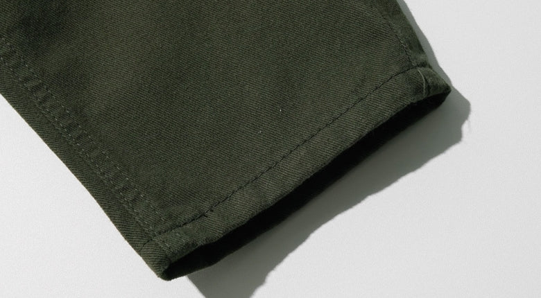 ダブルユーブイプロジェクト(WV PROJECT)  Plain Cotton Banding Pants Khaki CJLP7432