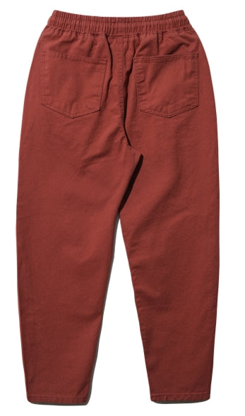 ダブルユーブイプロジェクト(WV PROJECT)  Plain Cotton Banding Pants Carat Brown CJLP7432