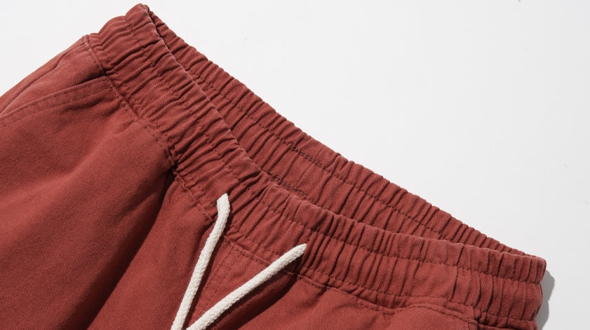 ダブルユーブイプロジェクト(WV PROJECT)  Plain Cotton Banding Pants Carat Brown CJLP7432