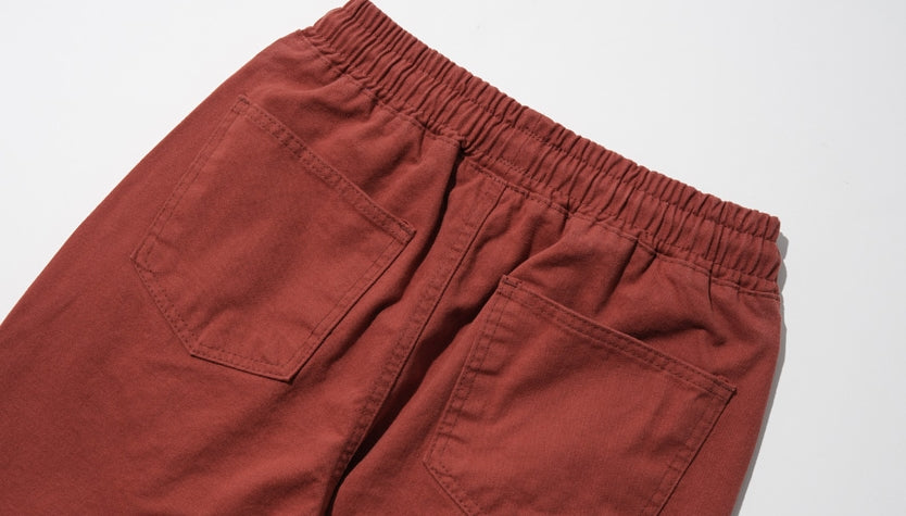 ダブルユーブイプロジェクト(WV PROJECT)  Plain Cotton Banding Pants Carat Brown CJLP7432