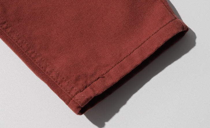 ダブルユーブイプロジェクト(WV PROJECT)  Plain Cotton Banding Pants Carat Brown CJLP7432