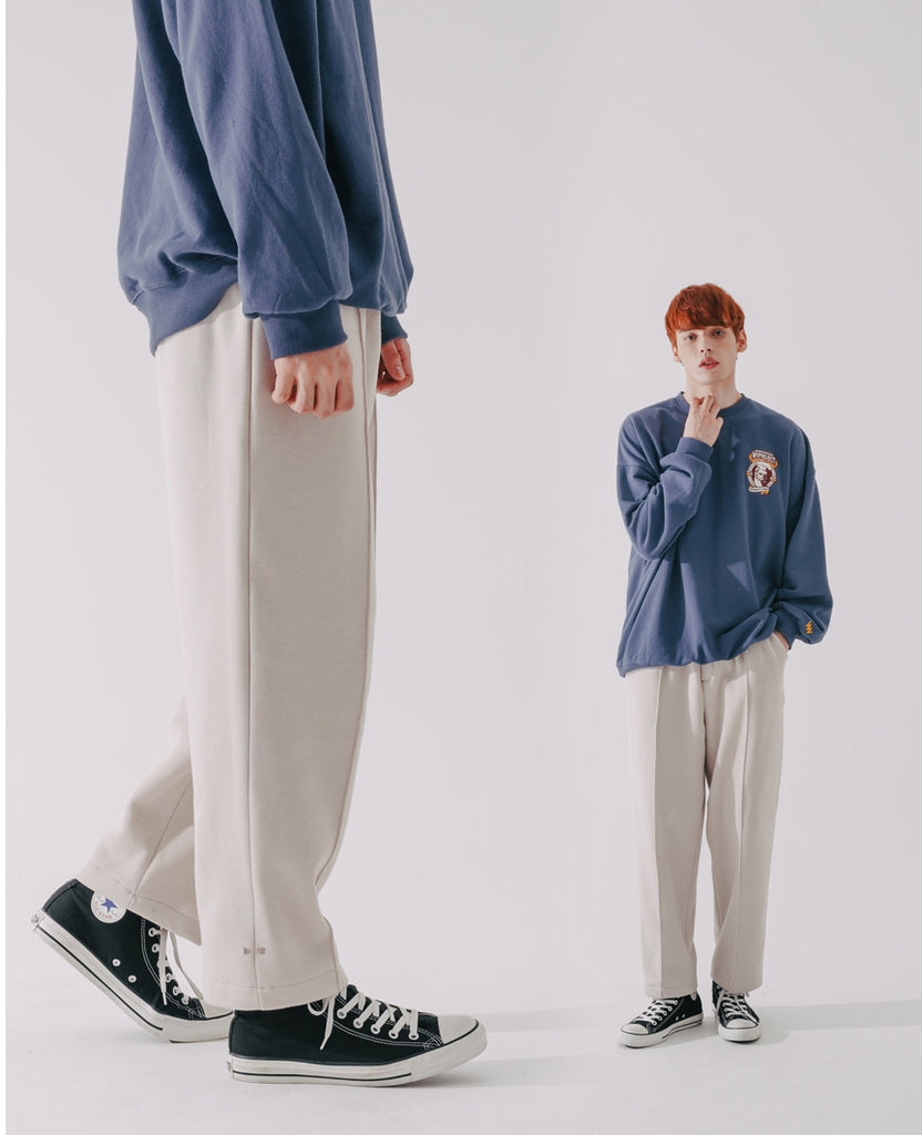 ダブルユーブイプロジェクト(WV PROJECT)  Brio Wide Banding Pants Light Beige MJLP7417