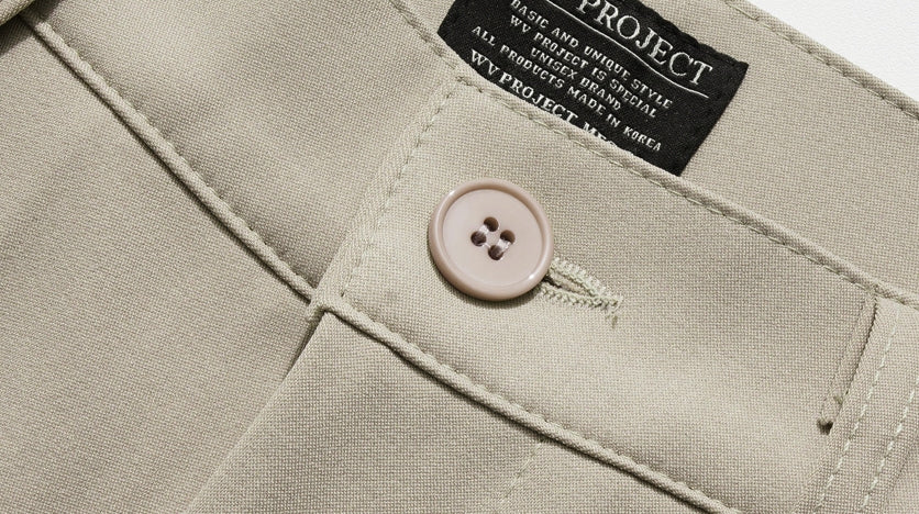 ダブルユーブイプロジェクト(WV PROJECT)  Pave Wide Slacks Beige CJLP7419