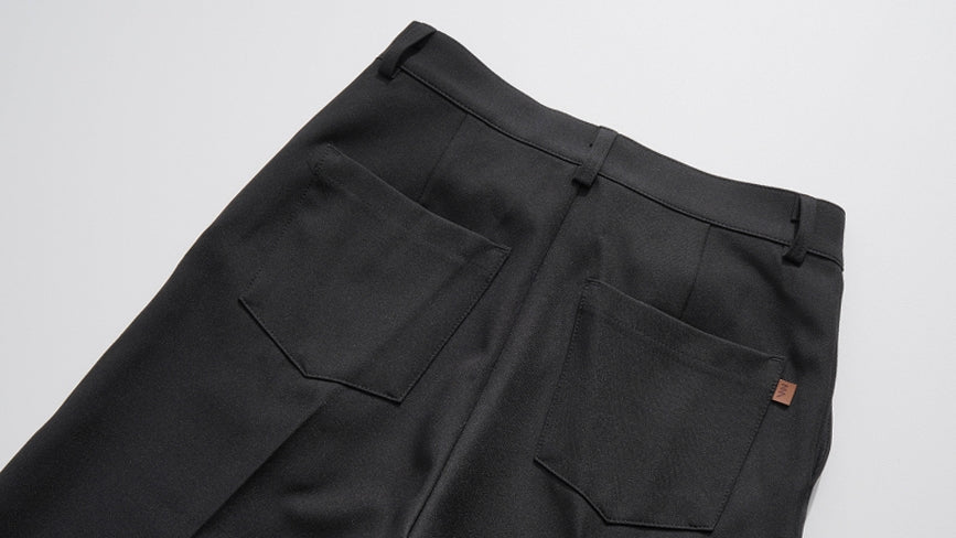 ダブルユーブイプロジェクト(WV PROJECT)  Pave Wide Slacks Black CJLP7419