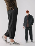 ダブルユーブイプロジェクト(WV PROJECT) Churos Corduroy Banding Pants Black CJLP7423