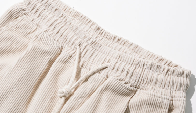 ダブルユーブイプロジェクト(WV PROJECT) Churos Corduroy Banding Pants Cream CJLP7423