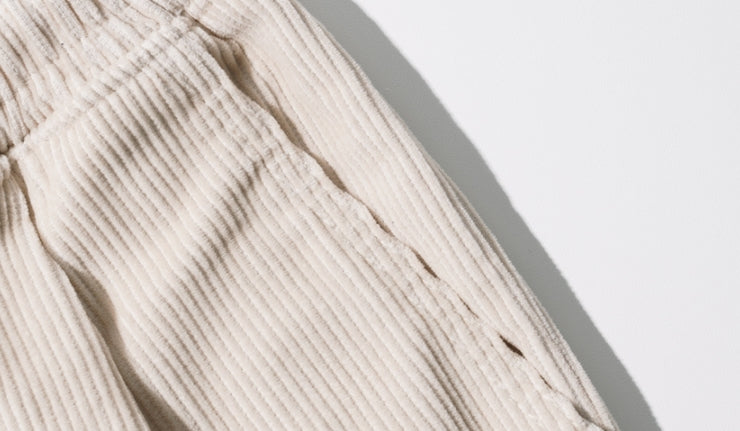 ダブルユーブイプロジェクト(WV PROJECT) Churos Corduroy Banding Pants Cream CJLP7423