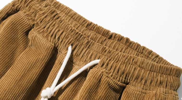 ダブルユーブイプロジェクト(WV PROJECT) Churos Corduroy Banding Pants Deep Beige CJLP7423