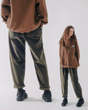 ダブルユーブイプロジェクト(WV PROJECT) Churos Corduroy Banding Pants Khaki Brown CJLP7423