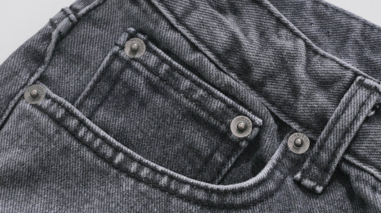ダブルユーブイプロジェクト(WV PROJECT) Ending Black Denim Pants Grey CJLP7422