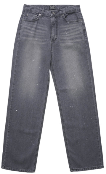 ダブルユーブイプロジェクト(WV PROJECT) Inky Sprinkle Wide Denim Pants Gray CJLP7415