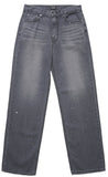 ダブルユーブイプロジェクト(WV PROJECT) Inky Sprinkle Wide Denim Pants Gray CJLP7415