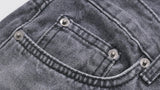 ダブルユーブイプロジェクト(WV PROJECT) Inky Sprinkle Wide Denim Pants Gray CJLP7415
