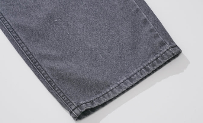 ダブルユーブイプロジェクト(WV PROJECT) Inky Sprinkle Wide Denim Pants Gray CJLP7415