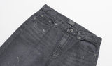ダブルユーブイプロジェクト(WV PROJECT) Inky Sprinkle Wide Denim Pants Black CJLP7415