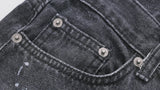 ダブルユーブイプロジェクト(WV PROJECT) Inky Sprinkle Wide Denim Pants Black CJLP7415