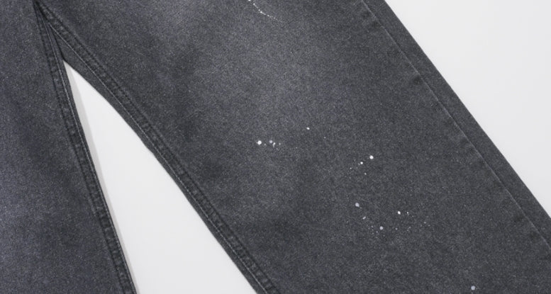 ダブルユーブイプロジェクト(WV PROJECT) Inky Sprinkle Wide Denim Pants Black CJLP7415