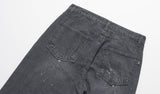 ダブルユーブイプロジェクト(WV PROJECT) Inky Sprinkle Wide Denim Pants Black CJLP7415