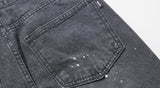 ダブルユーブイプロジェクト(WV PROJECT) Inky Sprinkle Wide Denim Pants Black CJLP7415