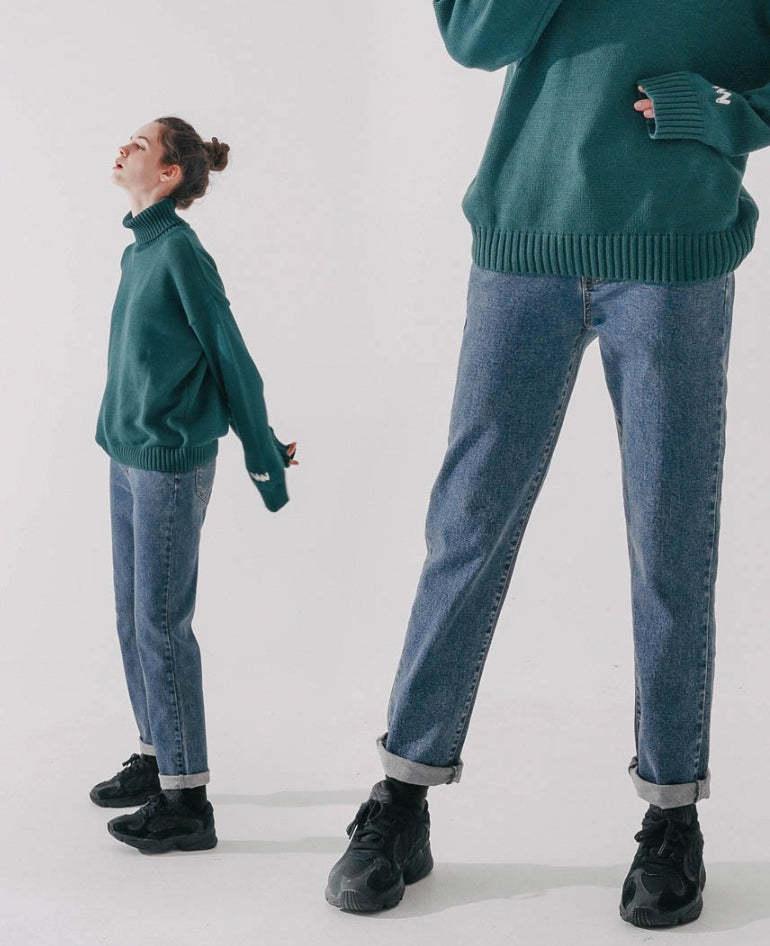 ダブルユーブイプロジェクト(WV PROJECT) Mixed Denim Pants Blue CJLP7426