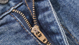 ダブルユーブイプロジェクト(WV PROJECT) Mixed Denim Pants Blue CJLP7426