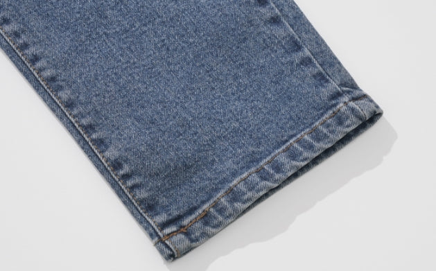 ダブルユーブイプロジェクト(WV PROJECT) Mixed Denim Pants Blue CJLP7426
