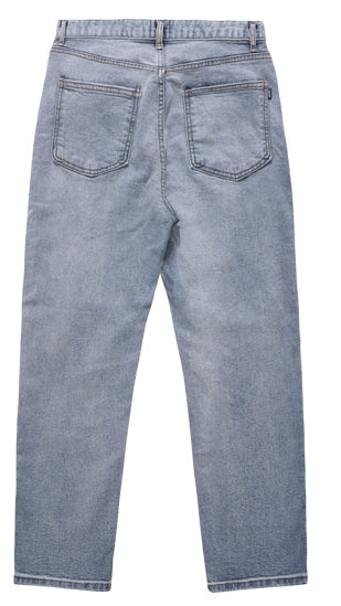 ダブルユーブイプロジェクト(WV PROJECT) Mixed Denim Pants GreyBlue CJLP7426
