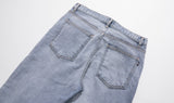 ダブルユーブイプロジェクト(WV PROJECT) Mixed Denim Pants GreyBlue CJLP7426
