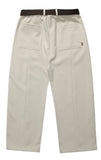ダブルユーブイプロジェクト(WV PROJECT) BELT BANDING CROP PANTS LIGHT GREY JJLP7257