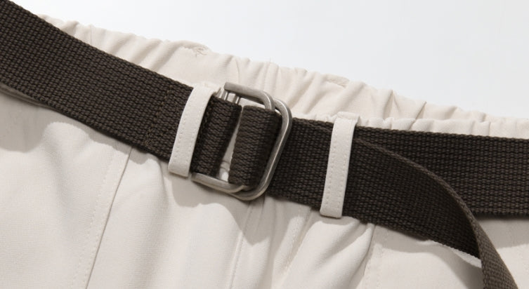 ダブルユーブイプロジェクト(WV PROJECT) BELT BANDING CROP PANTS LIGHT GREY JJLP7257