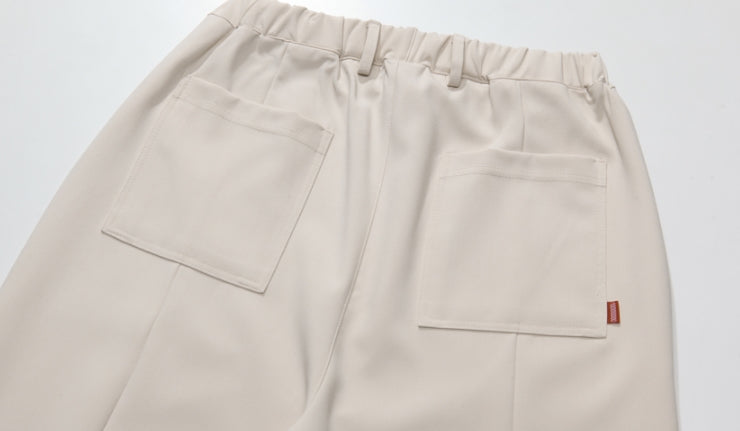 ダブルユーブイプロジェクト(WV PROJECT) BELT BANDING CROP PANTS LIGHT GREY JJLP7257