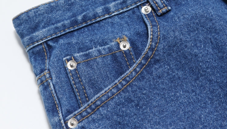 ダブルユーブイプロジェクト(WV PROJECT) VINS DENIM WIDE PANTS BLUE MJLP7060