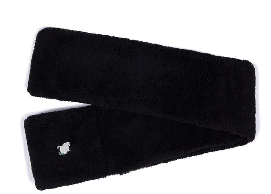 ロマンティッククラウン(ROMANTIC CROWN) FLEECE MUFFLER_BLACK