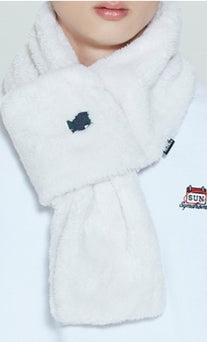 ロマンティッククラウン(ROMANTIC CROWN) FLEECE MUFFLER_OATMEAL