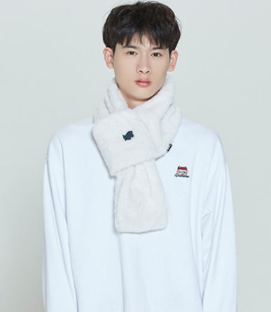 ロマンティッククラウン(ROMANTIC CROWN) FLEECE MUFFLER_OATMEAL