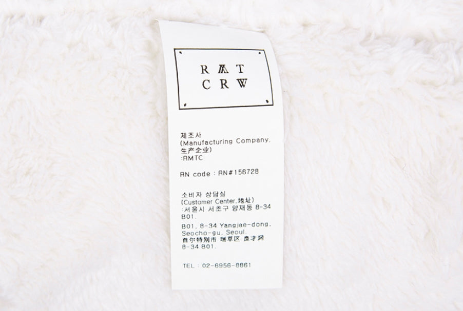 ロマンティッククラウン(ROMANTIC CROWN) FLEECE MUFFLER_OATMEAL