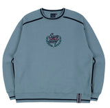 ロマンティッククラウン(ROMANTIC CROWN) SHOULDER LINE SWEATSHIRT_LIGHT BLUE