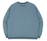ロマンティッククラウン(ROMANTIC CROWN) SHOULDER LINE SWEATSHIRT_LIGHT BLUE