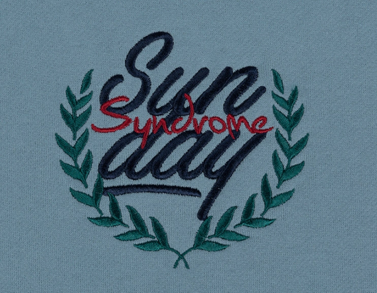 ロマンティッククラウン(ROMANTIC CROWN) SHOULDER LINE SWEATSHIRT_LIGHT BLUE