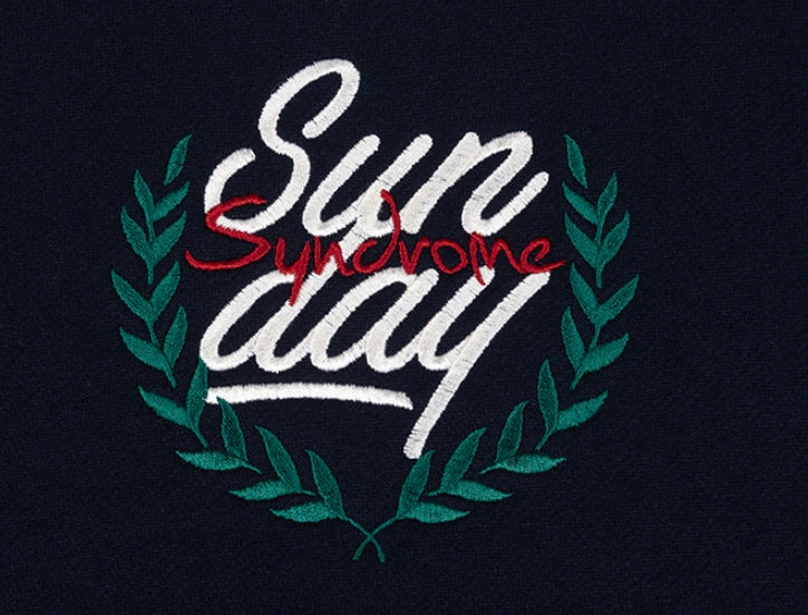 ロマンティッククラウン(ROMANTIC CROWN) SHOULDER LINE SWEATSHIRT_NAVY