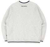 ロマンティッククラウン(ROMANTIC CROWN) SHOULDER LINE SWEATSHIRT_MELANGE IVORY