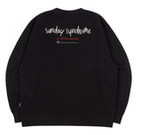 ロマンティッククラウン(ROMANTIC CROWN) CHECKLIST SWEATSHIRT_BLACK