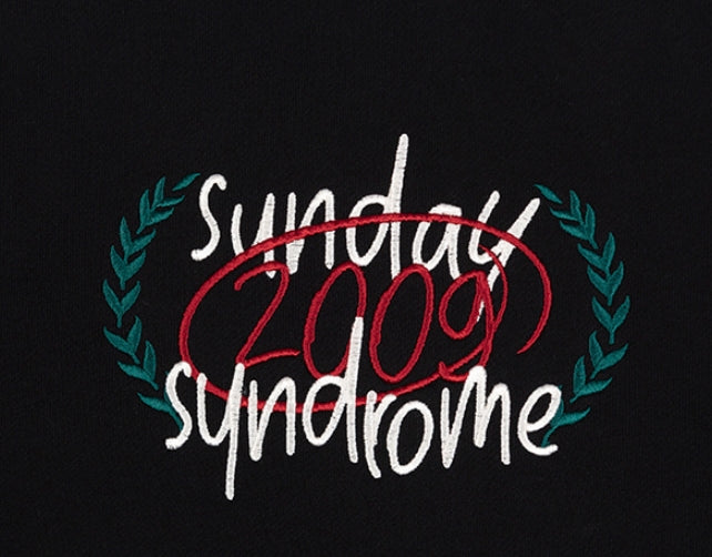 ロマンティッククラウン(ROMANTIC CROWN) CHECKLIST SWEATSHIRT_BLACK